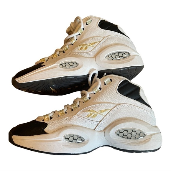 Reebok Question Mid black toe - Picture 6 of 9